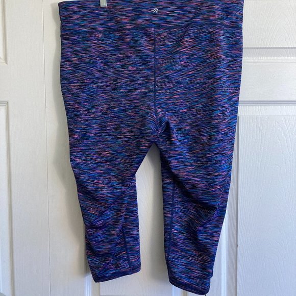 Ideology Stretchy Women's Workout Gear Pants Yoga Pants Lattice Cut Plus Size 3X - Picture 4 of 4